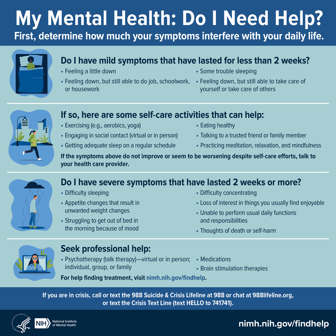 My Mental Health: Do I Need Help? - National Institute of Mental