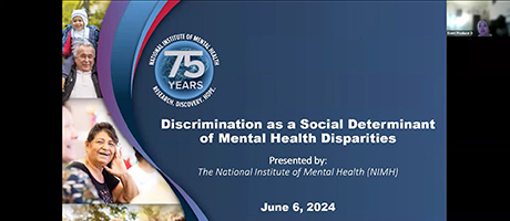 video cover of "Workshop: Discrimination as a Social Determinant of Mental Health Disparities"