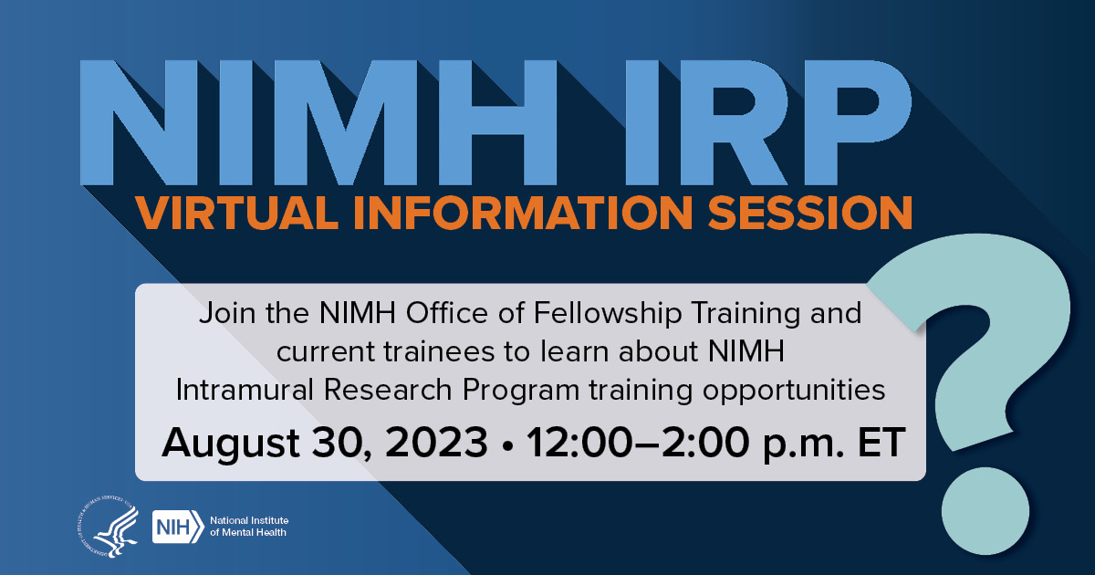 NIMH Intramural Research Program Training Opportunities - National ...