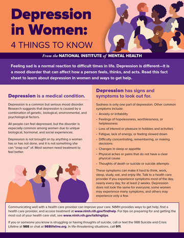 Depression in Women: 4 Things to Know - National Institute of