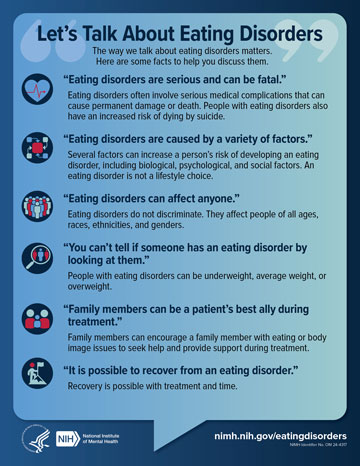 cover image of NIMH publication Let’s Talk About Eating Disorders